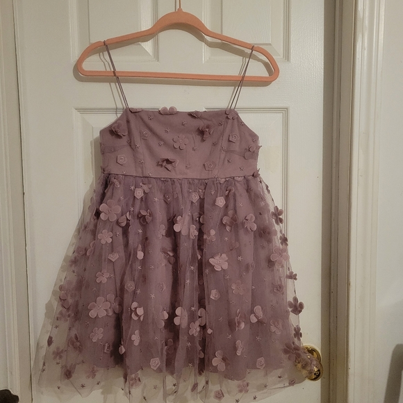 NWT Trixxi Mesh Floral Babydoll Dress Size XS - Picture 2 of 3